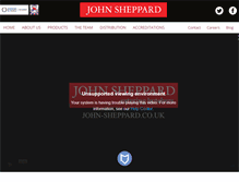 Tablet Screenshot of john-sheppard.co.uk